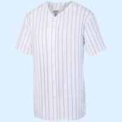 Youth Pinstripe Full-Button Jersey