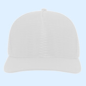 5-Panel Mesh Overlay Trucker Snapback