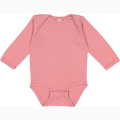 Infant Long-Sleeve Baby Rib Bodysuit