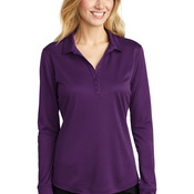 Ladies' Polyester "Silk Touch" Long Sleeve Performance Polo