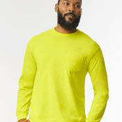 Adult Long Sleeve 6oz Ultra Cotton Tee w/ Pocket