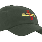 Structured Brushed Cotton/Poly Blend 6-Panel Low-Profile Cap